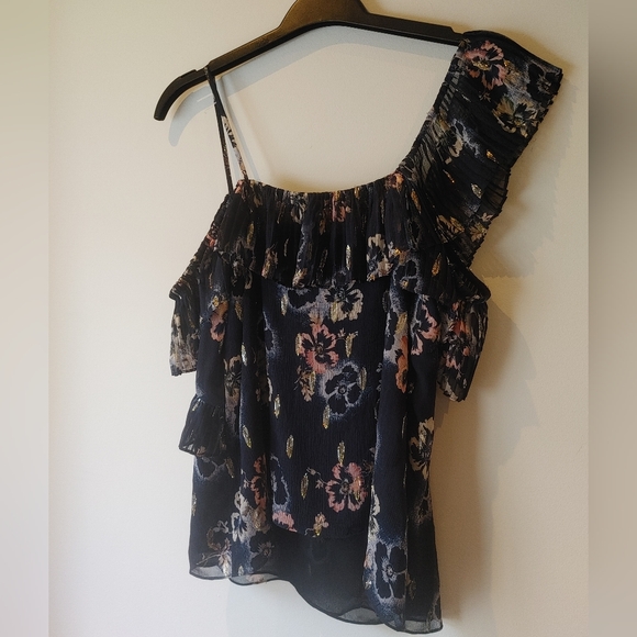 Rebecca Taylor Off the Shoulder Blouse Size 10 - Picture 8 of 12